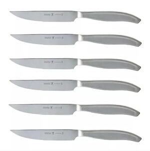 J.A. Henckels Stainless Steel Serrated Blade 6-PC Steak Knife Set